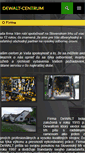 Mobile Screenshot of dewalt-centrum.sk
