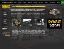 Tablet Screenshot of dewalt-centrum.sk